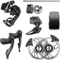 Sram Gruppo Di Componenti Per Bicicletta Force E-tap Axs E1 2x Hidro Flat Mount Cl With Hammerhead Karoo