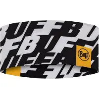 Buff Coolnet UV Wide Headband Fascia sportiva per la fronte (One Size, nero/grigio)