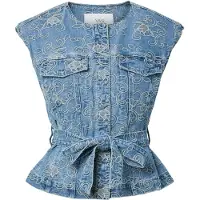 Y.A.S Yaskari Gilet In Denim