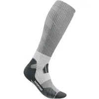 Bauerfeind Sports Women's Trail Run Compression Socks Calze da running Donna (35-38 - Wade S, grigio)