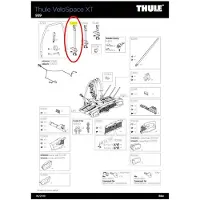 Thule Pezzo Di Ricambio Long Bike Arm 939 For Velospace Xt