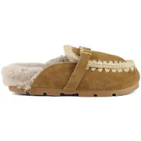Mou per donna. MU.FW431000A Mules in crosta Winter Bio Slide Logo marrone (40), Basso, Nessuno, Casual
