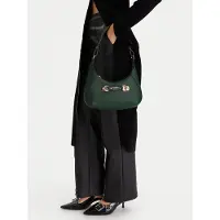 GUESS Borsa Da Donna Banana verde scuro — Borsa banana
