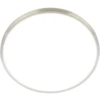 Briloner KAIDA Lampada da soffitto a LED, CEE A sorgente luminosa*, luce bianca neutra, finitura alluminio, nichel opaco, Ø33 x 6 cm