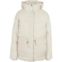Urban Classics Ladies Waisted Puffer Jacket White Sand Taglia: L | Giacche invernali Outlet | Donna | Marrone