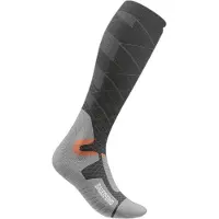 Bauerfeind Sports Ski Performance Compression Socks Calze tecniche a compressione Uomo (42-45 - Wade M, grigio)