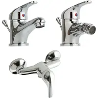KIAMAMI VALENTINA Set rubinetti bagno per lavabo, bidet ed esterno doccia | Enter