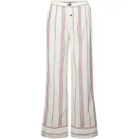 Tommy Hilfiger Poplin Stripe Pants Beach House Stripe Navy Taglia: S | Pigiameria Outlet | Donna | Blu