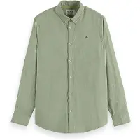 Scotch & Soda Seasonal Core Oxford Solid Regularfit Shirt Dark Green Taglia: XXL | Camicie Casual Outlet | Uomo | Verde