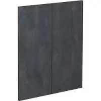 Vicco Frontale cucina R-Line Calce nera 59.2 x 71.3 cm frontale del mobile per mobile base, Model 42812