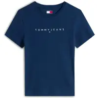 Tommy Hilfiger Tjw Slim Linear Tee Dark Night Navy Taglia: L | Maglie Sportivi Outlet | Donna | Nero