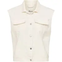 Tamaris gilet in denim bianco - 42