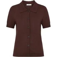 Tamaris polo in maglia marrone - S