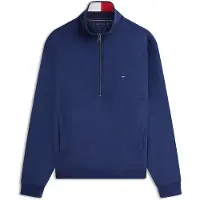 Tommy Hilfiger Flag 1/4 Zip Carbon Navy Taglia: XL | Maglioni a maglia Outlet | Uomo | Blu