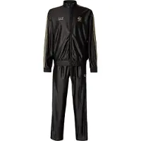 EA7 per uomo. 7M001613_AF21688 Tuta Soccer nera (S), Nero, Casual, Sportivo, Poliestere, Manica lunga