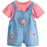 Next Set 'Ladybug' blu chiaro / curry / rosa / rosa