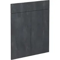 Vicco Frontale cucina R-Line Calce nera 59.6 x 70.8 cm frontale del mobile per mobile base con cassetti, Model 42813