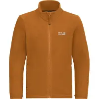 Jack Wolfskin Kid's Taunus 100 Fullzip Giacca in pile Bambini (128, marrone)