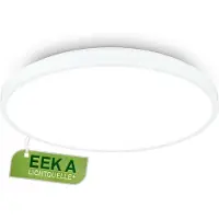 Briloner Plafone LED Kaida, bianco, Ø 38 cm, EEC A, 4.000 K