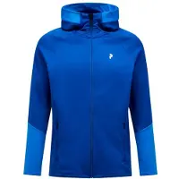 Peak Performance Rider Essentials Zip Hood Giacca in pile Uomo (XXL, blu)