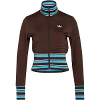 Adidas Originals Giacca di felpa 'Vintage' azzurro / marrone scuro / bianco