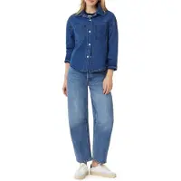 Scotch & Soda Utility Denim Shacket Royal Blue Taglia: S | Maglie a manica lunga Outlet | Donna | Blu