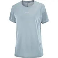 Salomon Women's Sense Aero S/S Tee GFX Maglia da corsa Donna (XL, grigio)