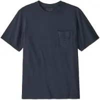 Patagonia MW '95 Oval Logo Pocket Tee T-shirt Uomo (XXL, blu)