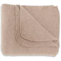 Engel Adult Blanket with Seamless Edge Coperta (150 x 180 cm, beige/marrone)