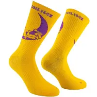 La Sportiva Climbing On The Moon Socks Calze casual (41-43, giallo)
