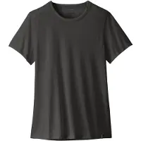 Patagonia Women's Cap Cool Trail Shirt Maglia funzionale Donna (XS, grigio/nero)