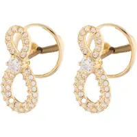 Swarovski Orecchini oro / trasparente
