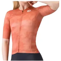 Castelli Women's Aero Race 8S Jersey Maglietta da ciclismo Donna (M, rosso)