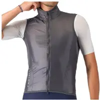 Castelli Aria 2 Vest Gilet da ciclismo Uomo (3XL, grigio)