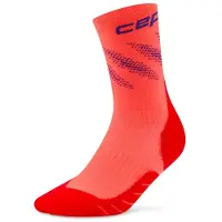 Cep Women's Run Edt. Elliptic Socks Mid Cut Calze da running Donna (IV, rosso)