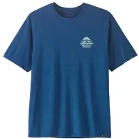 Patagonia Cap Cool Daily Shirt Great Waves Maglia funzionale Uomo (XXL, blu)