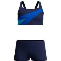 Speedo Kid's Hyperboom Butterfly Back Two Piece Bikini Bambini (116, blu)