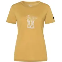 Super.natural Women's Flower Boots Tee Maglia merino Donna (S, beige)