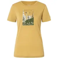 Super.natural Women's Summer Gondola Tee Maglia merino Donna (L, sahara / various)