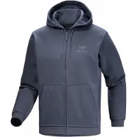 Arc'teryx Emblem Fleece Full-Zip Hoody Giacca in pile Uomo (L, blu)