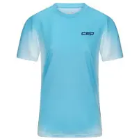 Cep Women's Run Shirt Short Sleeve Maglia da corsa Donna (L, blu)