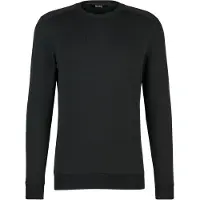 Stoic MerinoFleece240 MMXX.Persberg Crew Pullover in lana merino Uomo (M, nero)