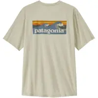 Patagonia Cap Cool Daily Shirt Boardshort Logo Maglia funzionale Uomo (XXL, beige)