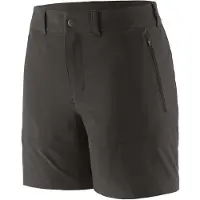 Patagonia Women's Terravia Trail Shorts 6'' Pantaloncini Donna (34, nero/grigio)
