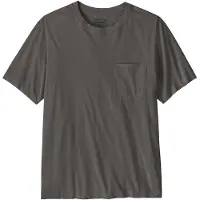 Patagonia Daily Pocket Tee T-shirt Uomo (M, grigio/marrone)