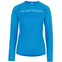 Kari Traa Women's Ella L/S Maglia funzionale Donna (L, blu)