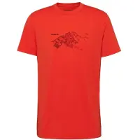 Mammut Mountain T-Shirt Fruendenhorn T-shirt Uomo (XXL, rosso)