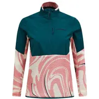 Peak Performance Women's Aop Freelight Alpha Half Zip Giacca in pile Donna (M, blu)