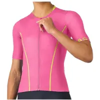 Castelli Women's Anima Flow Jersey Maglietta da ciclismo Donna (M, fuchsia)