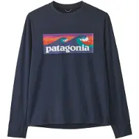 Patagonia Kid's L/S Cap SW T-Shirt Maglia funzionale Bambini (XXL, blu)